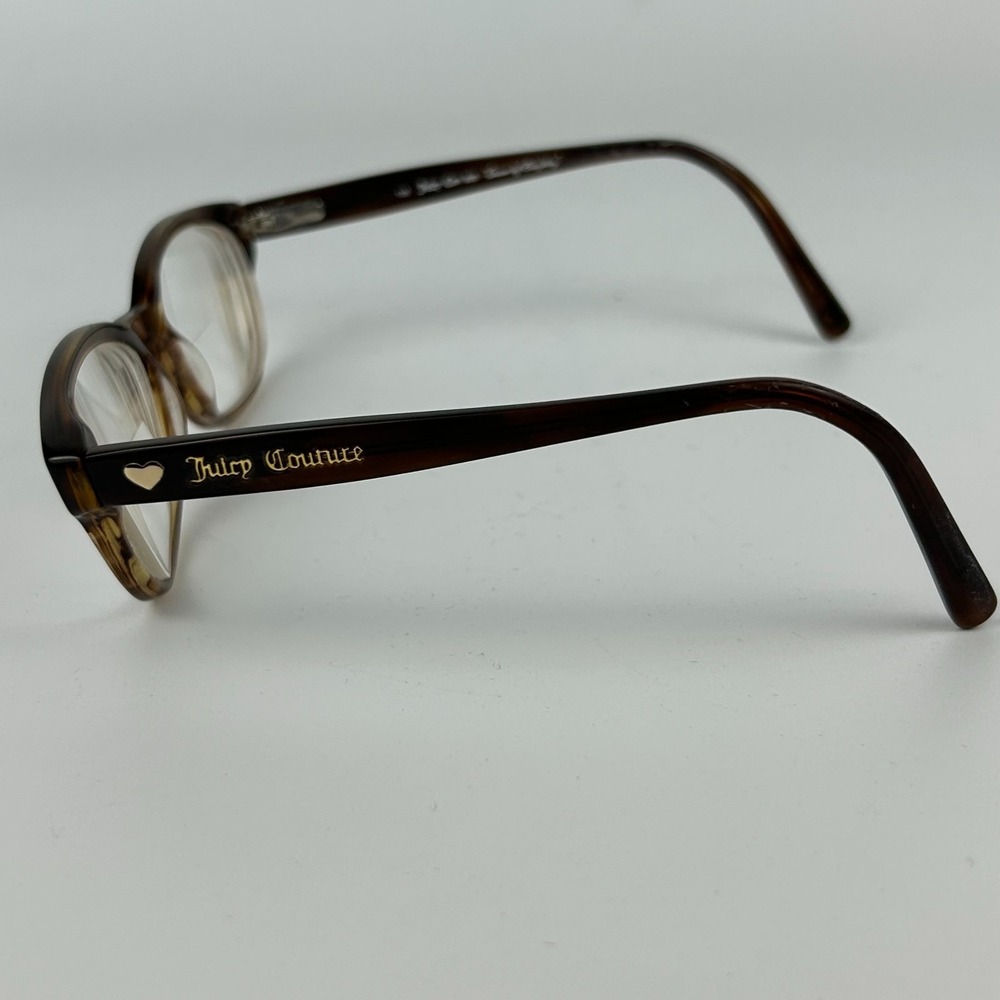 Juicy Couture JU 1010ES2 Women's Eyeglasses Frame Brown Plastic Full Rim 135‎ mm - Picture 3 of 10